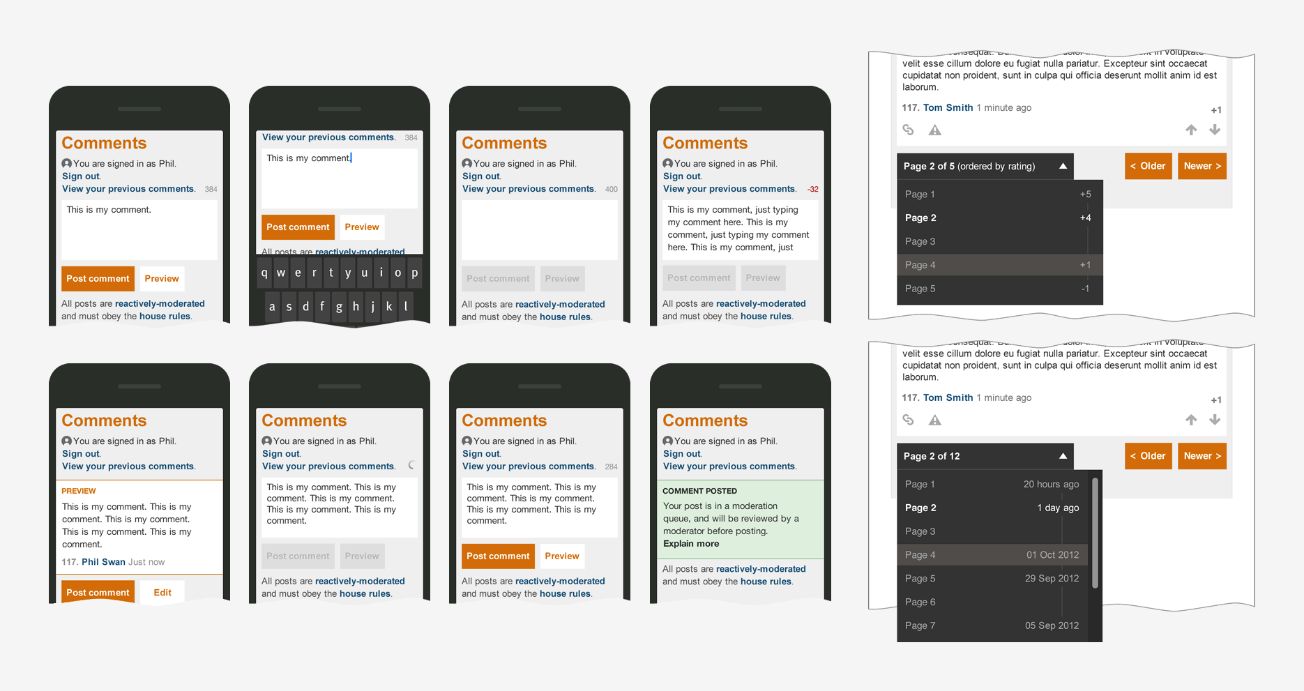 BBC comments module